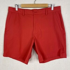 Vineyard Vines Shorts Mens 34 Coral On The Go Performance Chino